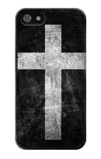 W3491 Christian Cross Case Cover Custodia e Flip Case per iPhone 5 5S SE
