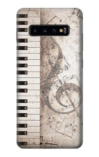 W3390 Music Note Case Cover Custodia e Flip Case per Samsung Galaxy S10 Plus