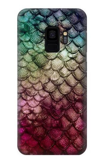 W3539 Mermaid Fish Scale Case Cover Custodia e Flip Case per Samsung Galaxy S9