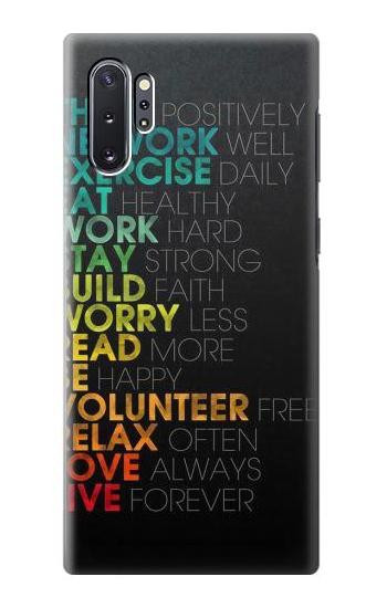 W3523 Think Positive Words Quotes Case Cover Custodia e Flip Case per Samsung Galaxy Note 10 Plus W3523 Think Positive Words Quotes Case Cover Custodia e Flip Case per Samsung Galaxy Note 10 Plus