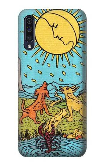 W3435 Tarot Card Moon Case Cover Custodia e Flip Case per Samsung Galaxy A50
