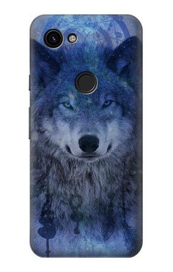 W3410 Wolf Dream Catcher Case Cover Custodia e Flip Case per Google Pixel 3a