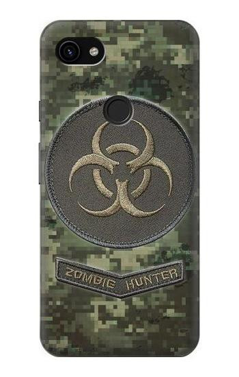 W3468 Biohazard Zombie Hunter Graphic Case Cover Custodia e Flip Case per Google Pixel 3a XL