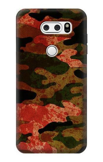 W3393 Camouflage Blood Splatter Case Cover Custodia e Flip Case per LG V30, LG V30 Plus, LG V30S ThinQ, LG V35, LG V35 ThinQ