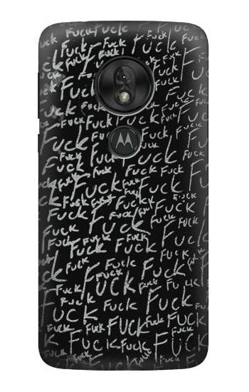 W3478 Funny Words Blackboard Case Cover Custodia e Flip Case per Motorola Moto G7 Power
