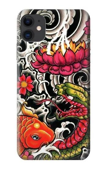 W0605 Yakuza Tattoo Case Cover Custodia e Flip Case per iPhone 11