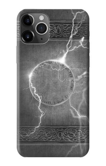 W2533 Thor Thunder Strike Hammer Case Cover Custodia e Flip Case per iPhone 11 Pro