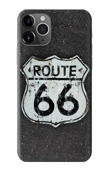 W3207 Route 66 Sign Case Cover Custodia e Flip Case per iPhone 11 Pro
