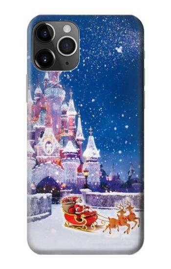 W3282 Santa Xmas Castle Case Cover Custodia e Flip Case per iPhone 11 Pro