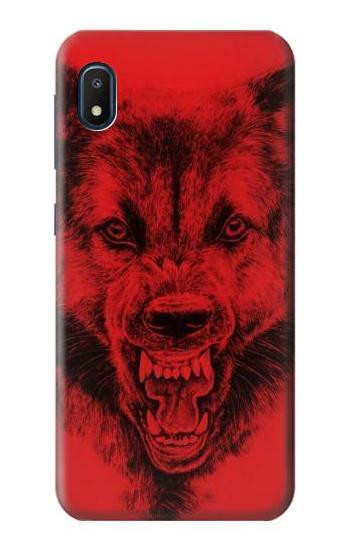 W1090 Red Wolf Case Cover Custodia e Flip Case per Samsung Galaxy A10e