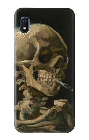 W3358 Vincent Van Gogh Skeleton Cigarette Case Cover Custodia e Flip Case per Samsung Galaxy A10e