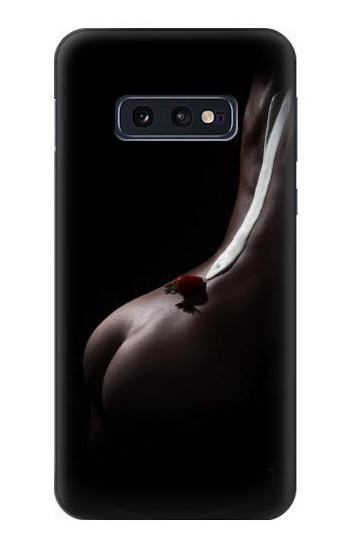 W0546 Sexy Cream Strawberry Case Cover Custodia e Flip Case per Samsung Galaxy S10e
