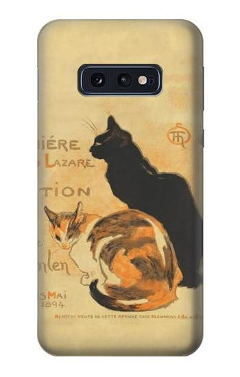 W3229 Vintage Cat Poster Case Cover Custodia e Flip Case per Samsung Galaxy S10e