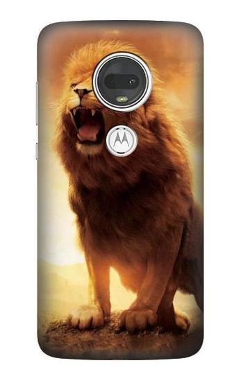 W1957 Lion Aslan Case Cover Custodia e Flip Case per Motorola Moto G7, Moto G7 Plus