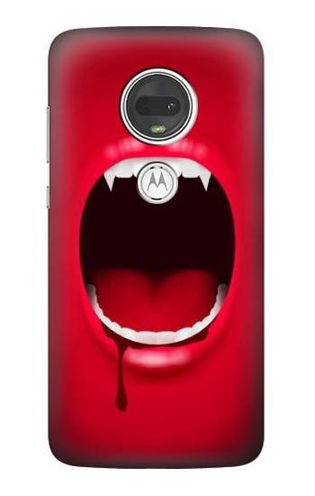 W2103 Vampire Mouth Case Cover Custodia e Flip Case per Motorola Moto G7, Moto G7 Plus