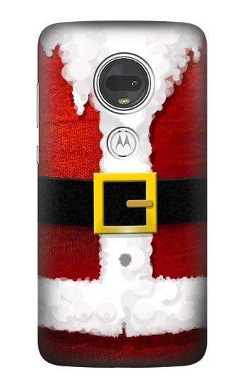 W2846 Christmas Santa Red Suit Case Cover Custodia e Flip Case per Motorola Moto G7, Moto G7 Plus