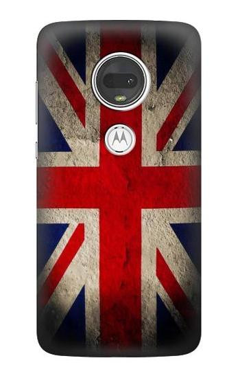 W2894 Vintage British Flag Case Cover Custodia e Flip Case per Motorola Moto G7, Moto G7 Plus