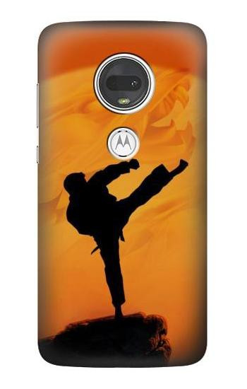 W3024 Kung Fu Karate Fighter Case Cover Custodia e Flip Case per Motorola Moto G7, Moto G7 Plus