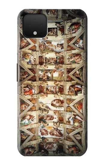 W0177 Michelangelo Chapel ceiling Case Cover Custodia e Flip Case per Google Pixel 4