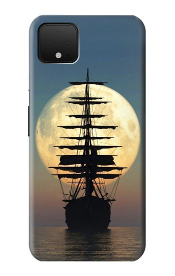 W2897 Pirate Ship Moon Night Case Cover Custodia e Flip Case per Google Pixel 4