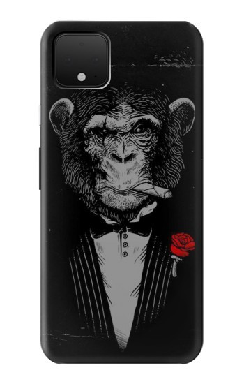 W3167 Funny Monkey God Father Case Cover Custodia e Flip Case per Google Pixel 4