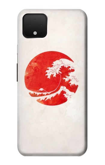 W3237 Waves Japan Flag Case Cover Custodia e Flip Case per Google Pixel 4