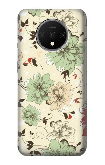 W2179 Flower Floral Vintage Art Pattern Case Cover Custodia e Flip Case per OnePlus 7T