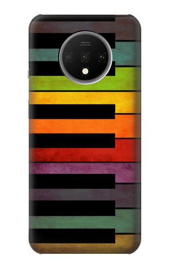 W3451 Colorful Piano Case Cover Custodia e Flip Case per OnePlus 7T