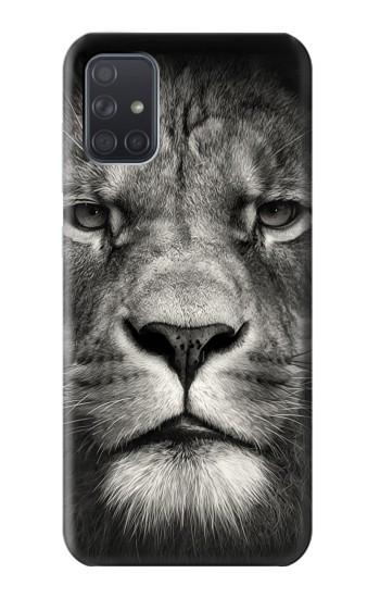 W1352 Lion Face Case Cover Custodia e Flip Case per Samsung Galaxy A71