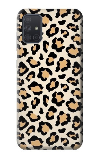 W3374 Fashionable Leopard Seamless Pattern Case Cover Custodia e Flip Case per Samsung Galaxy A71