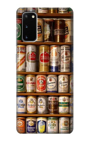 W0983 Beer Cans Collection Case Cover Custodia e Flip Case per Samsung Galaxy S20
