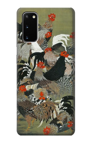 W2699 Ito Jakuchu Rooster Case Cover Custodia e Flip Case per Samsung Galaxy S20