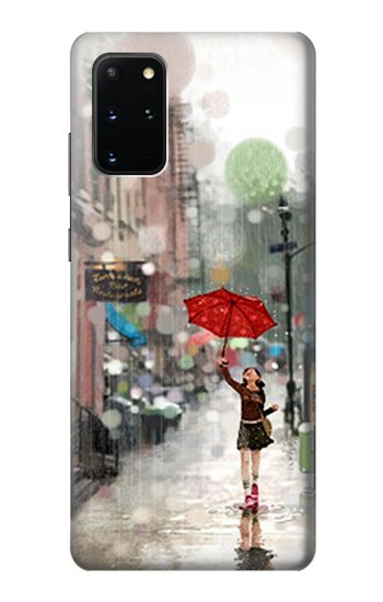 W0108 Girl in The Rain Case Cover Custodia e Flip Case per Samsung Galaxy S20 Plus, Galaxy S20+