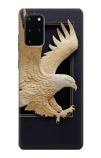 W1383 Paper Sculpture Eagle Case Cover Custodia e Flip Case per Samsung Galaxy S20 Plus, Galaxy S20+