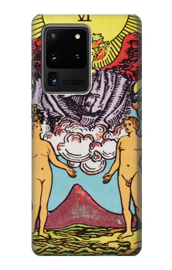 W2763 Lovers Tarot Card Case Cover Custodia e Flip Case per Samsung Galaxy S20 Ultra