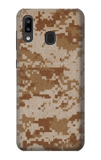 W2939 Desert Digital Camo Camouflage Case Cover Custodia e Flip Case per Samsung Galaxy A20, Galaxy A30