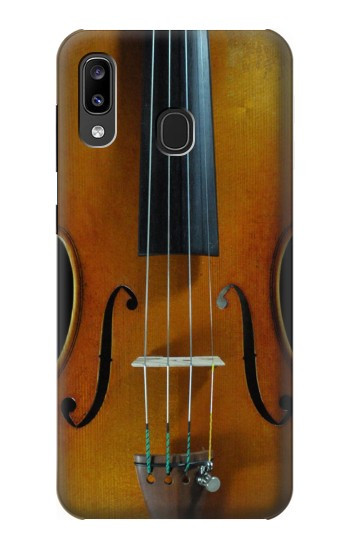 W3234 Violin Case Cover Custodia e Flip Case per Samsung Galaxy A20, Galaxy A30