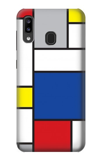 W3536 Modern Art Case Cover Custodia e Flip Case per Samsung Galaxy A20, Galaxy A30