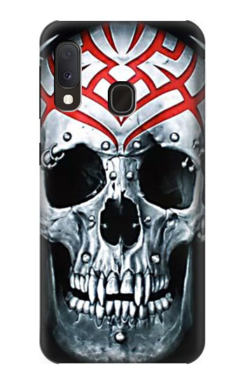 W0223 Vampire Skull Tattoo Case Cover Custodia e Flip Case per Samsung Galaxy A20e