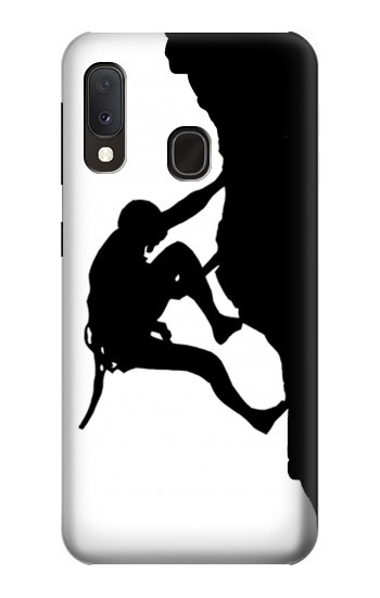W2407 Mountain Climber Climbing Case Cover Custodia e Flip Case per Samsung Galaxy A20e