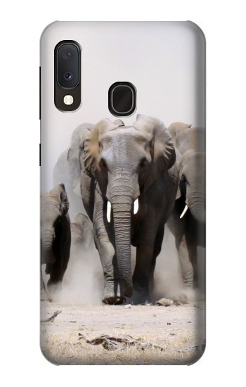 W3142 African Elephant Case Cover Custodia e Flip Case per Samsung Galaxy A20e