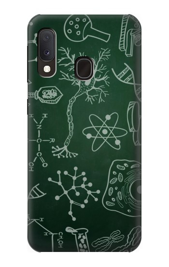 W3211 Science Green Board Case Cover Custodia e Flip Case per Samsung Galaxy A20e