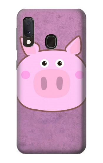 W3269 Pig Cartoon Case Cover Custodia e Flip Case per Samsung Galaxy A20e