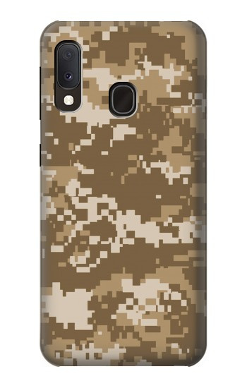 W3294 Army Desert Tan Coyote Camo Camouflage Case Cover Custodia e Flip Case per Samsung Galaxy A20e