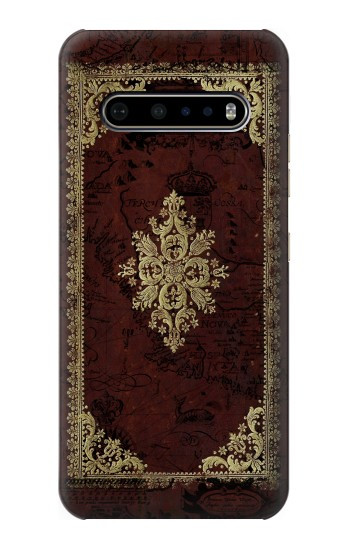 W3014 Vintage Map Book Cover Case Cover Custodia e Flip Case per LG V60 ThinQ 5G