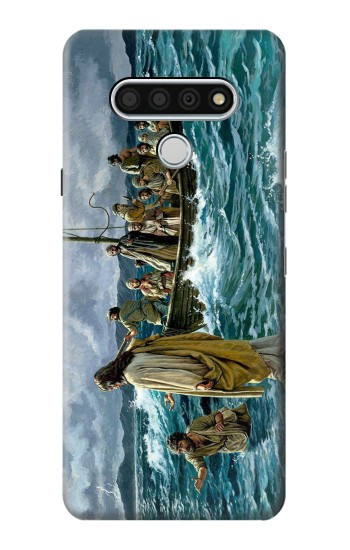 W1722 Jesus Walk on The Sea Case Cover Custodia e Flip Case per LG Stylo 6