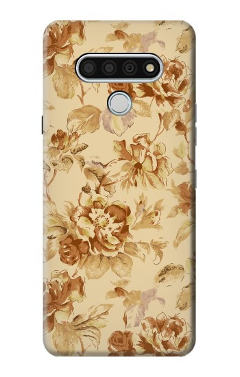 W2180 Flower Floral Vintage Pattern Case Cover Custodia e Flip Case per LG Stylo 6