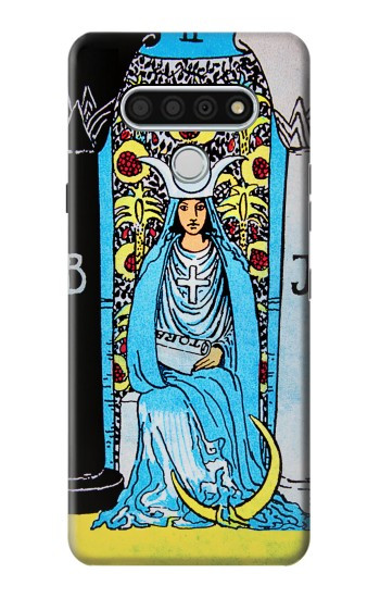 W2837 The High Priestess Vintage Tarot Card Case Cover Custodia e Flip Case per LG Stylo 6