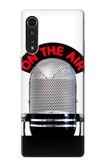 W2381 Vintage Radio Microphone On The Air Case Cover Custodia e Flip Case per LG Velvet