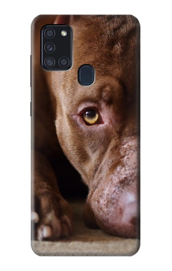 W0519 PitBull Face Case Cover Custodia e Flip Case per Samsung Galaxy A21s W0519 PitBull Face Case Cover Custodia e Flip Case per Samsung Galaxy A21s